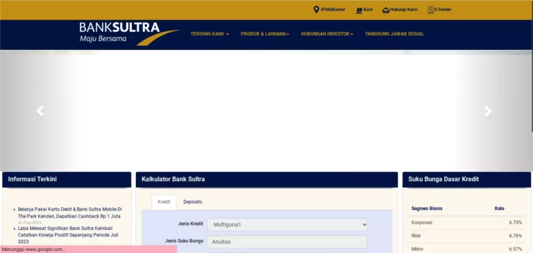 Kode Transfer Bank Sultra