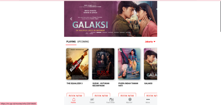 jenis studio yang ada di bioskop cgv