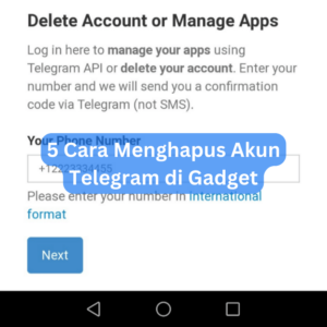 5 Cara Menghapus Akun Telegram di Gadget 1 5 Cara Menghapus Akun Telegram di Gadget