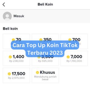 Cara Top Up Koin TikTok Terbaru 2023 1 Cara Top Up Koin TikTok Terbaru 2023
