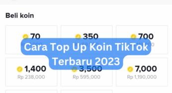 Cara Top Up Koin TikTok Terbaru 2023