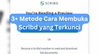 3+ Metode Cara Membuka Scribd yang Terkunci