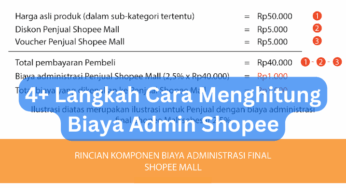 4+ Langkah Cara Menghitung Biaya Admin Shopee