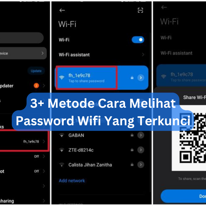 3+ Cara Melihat Password Wifi Yang Terkunci
