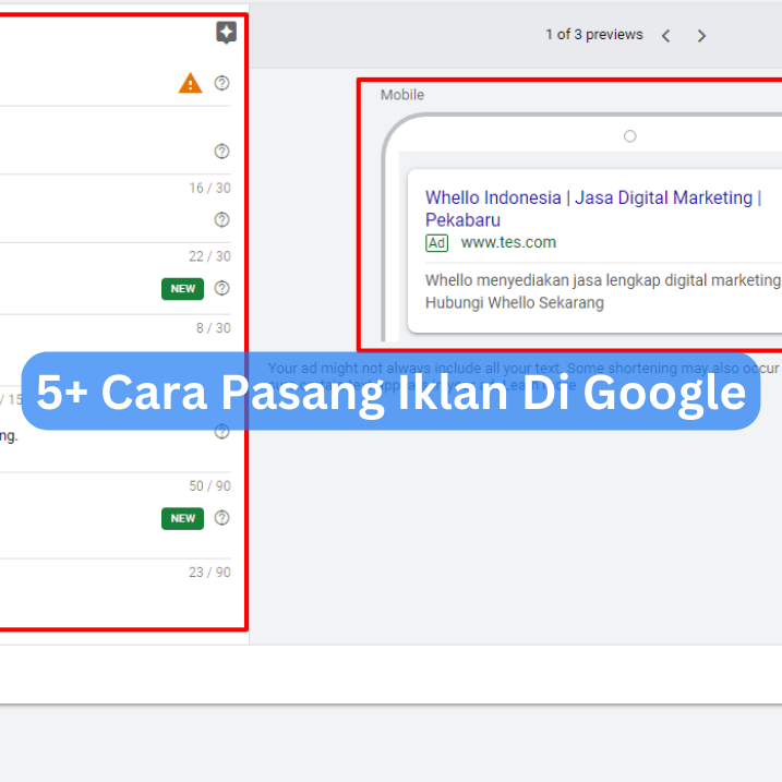 5+ Cara Pasang Iklan Di Google