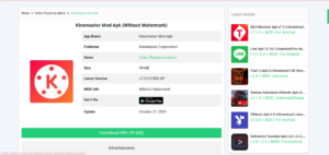 kinemaster mod apk 2023