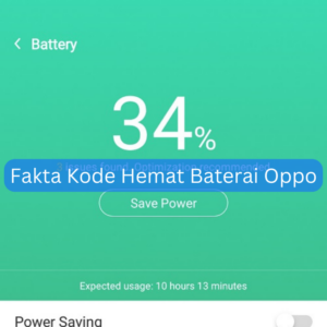 Fakta Kode Hemat Baterai Oppo