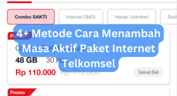 4+ Metode Cara Menambah Masa Aktif Paket Internet Telkomsel