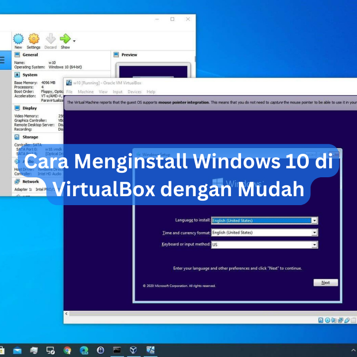 Cara Menginstall Windows 10 di VirtualBox dengan Mudah