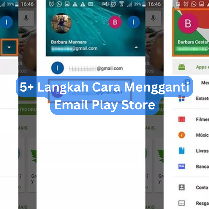 5+ Langkah Cara Mengganti Email Play Store