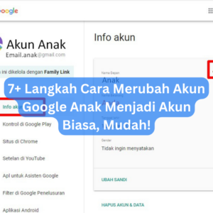 7+ Langkah Cara Merubah Akun Google Anak Menjadi Akun Biasa, Mudah! 1 7+ Langkah Cara Merubah Akun Google Anak Menjadi Akun Biasa, Mudah!