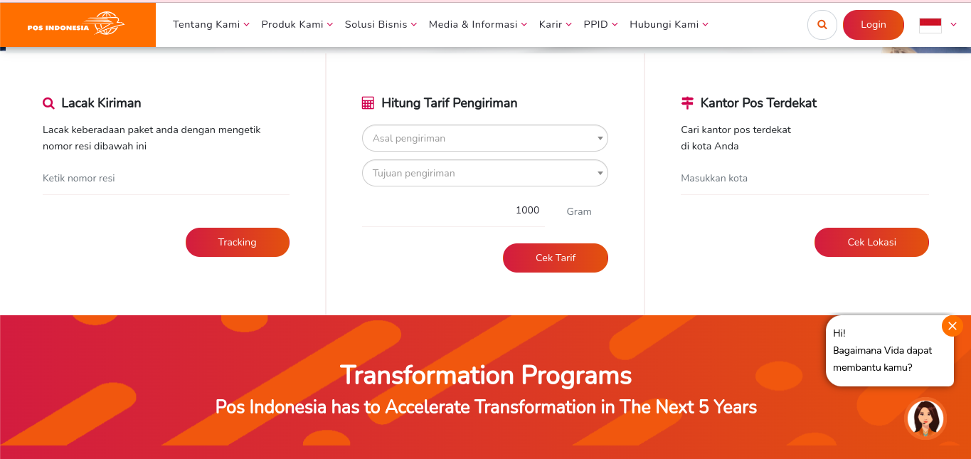 CEK RESI KANTOR POS