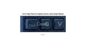 Cara Copy Paste di Laptop