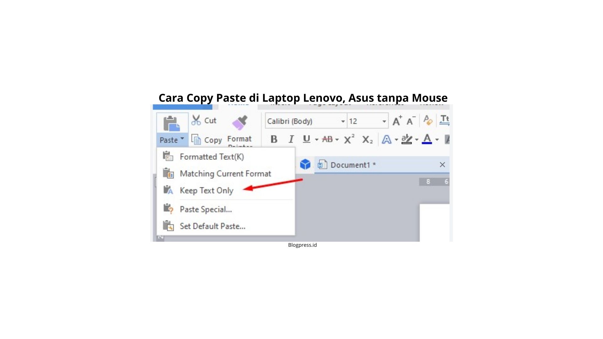 Cara Copy Paste Di Laptop Lenovo, Asus Tanpa Mouse
