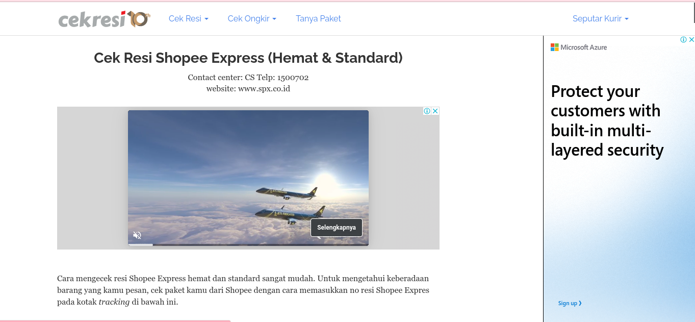 No Resi Shopee Express