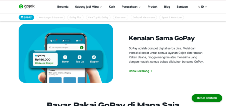 Top UP Gopay BCA