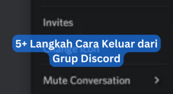 5+ Langkah Cara Keluar dari Grup Discord