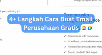 4+ Langkah Cara Buat Email Perusahaan Gratis