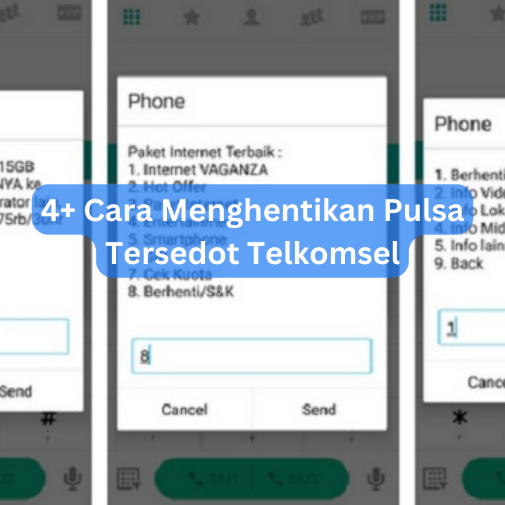 4+ Cara Menghentikan Pulsa Tersedot Telkomsel