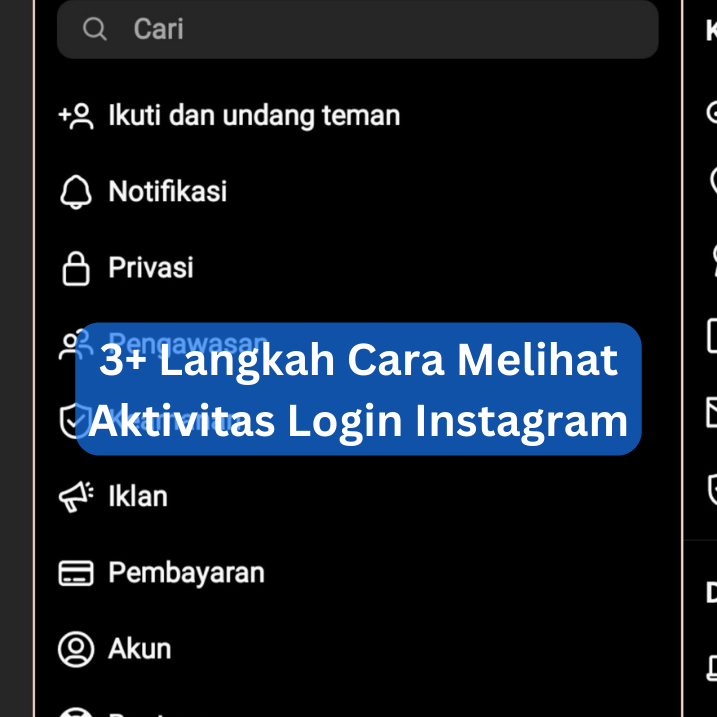 3+ Langkah Cara Melihat Aktivitas Login Instagram