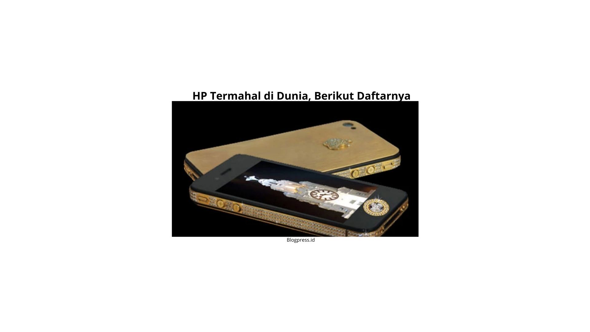 hp termahal di dunia
