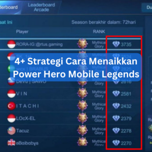 4+ Strategi Cara Menaikkan Power Hero Mobile Legends 1 4+ Strategi Cara Menaikkan Power Hero Mobile Legends