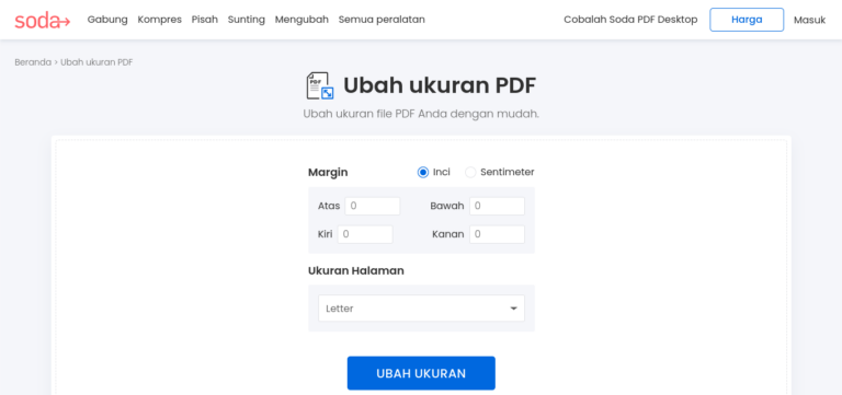 Memperbesar Ukuran PDF 500 KB Online