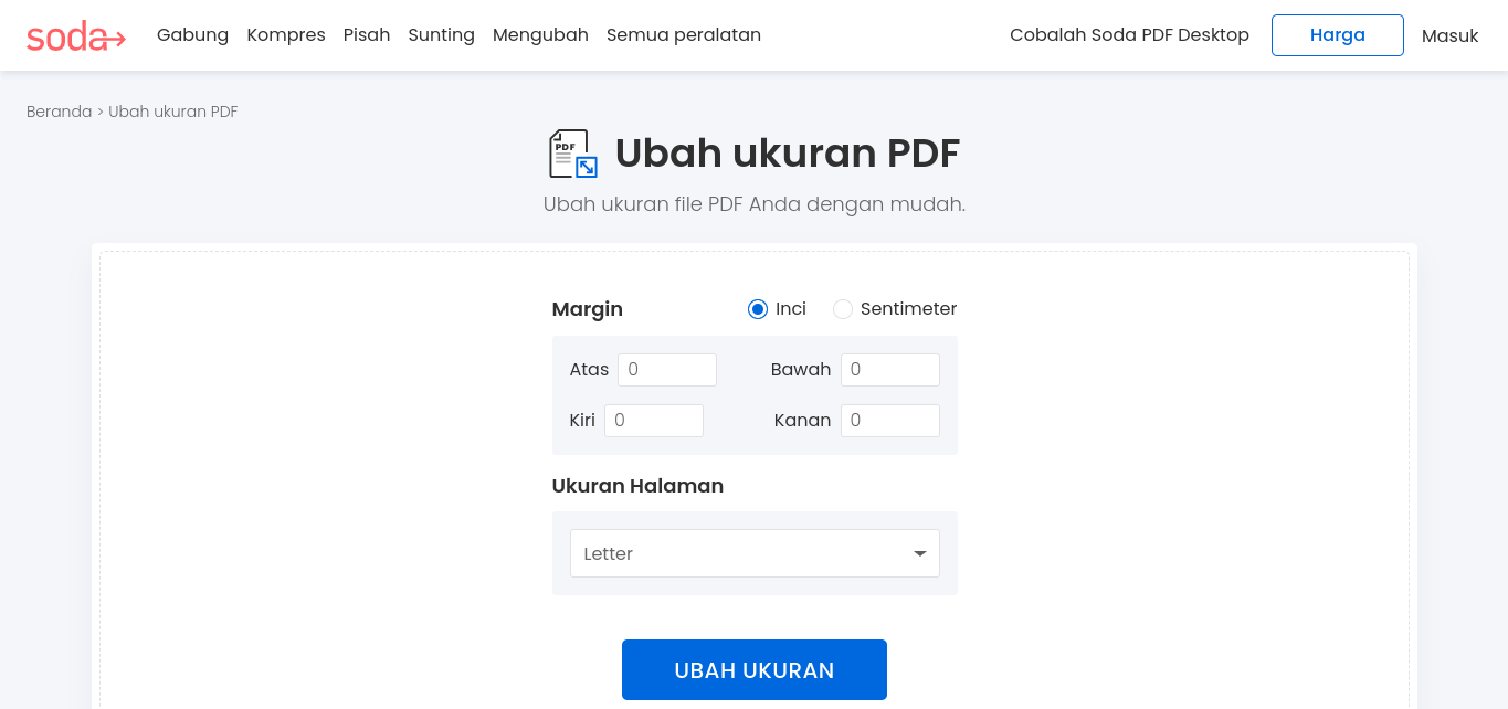 Memperbesar Ukuran PDF 500 KB Online