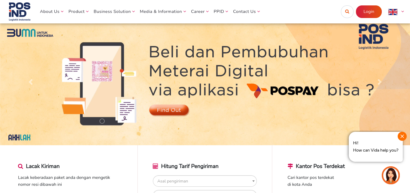 cara menulis alamat paket