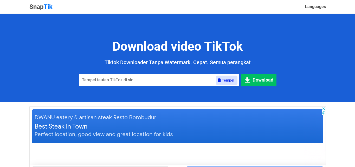 cara menyimpan video tik tok tanpa watermark