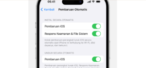 cara update ios