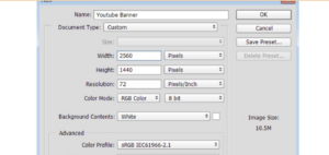 ukuran tumbnail youtube