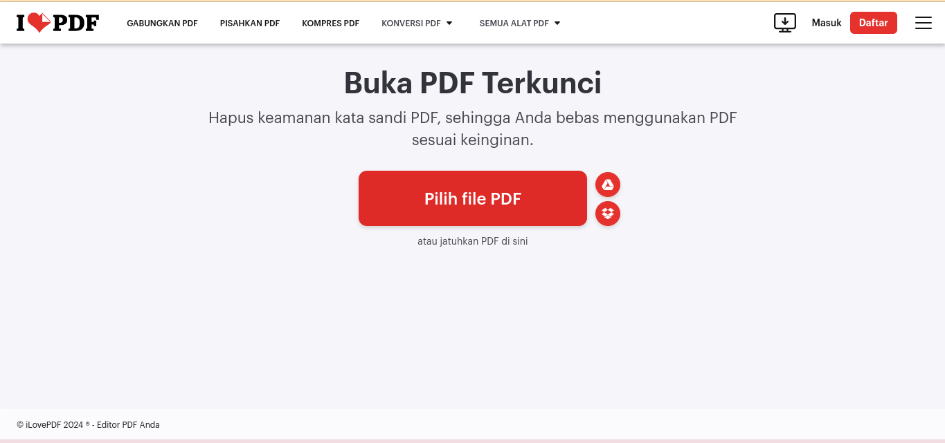 buka kunci pdf