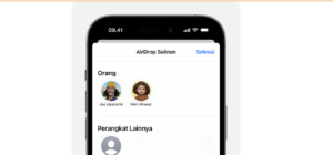 cara ganti nama airdrop