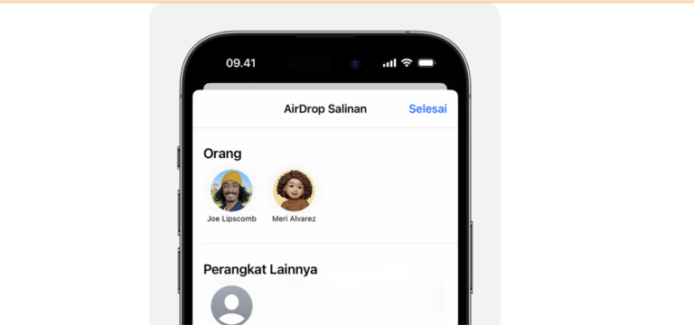 cara ganti nama airdrop