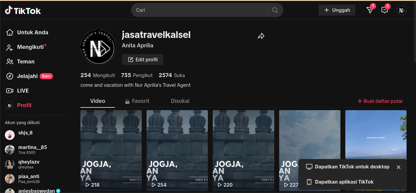 cara ganti nama di tik tok