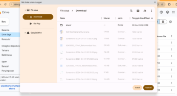 Cara Memasukkan File ke Google Drive