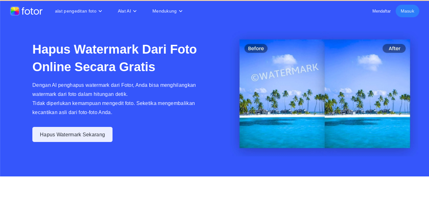 remove watermark foto