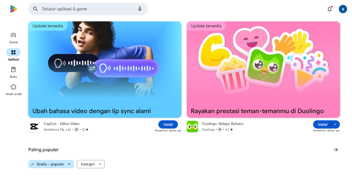 berapa harga google play