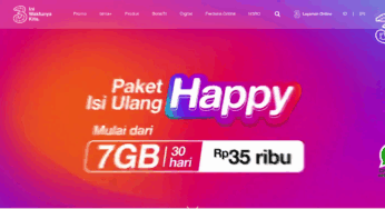 Cara Meminjam Pulsa Tri dengan Kode Dial-up