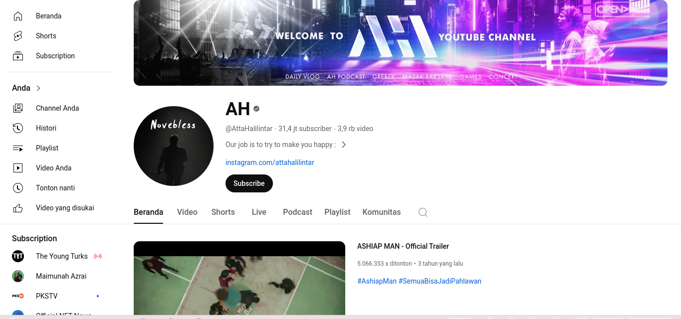 Cara Melihat Urutan Trending di YouTube lewat HP dan Laptop