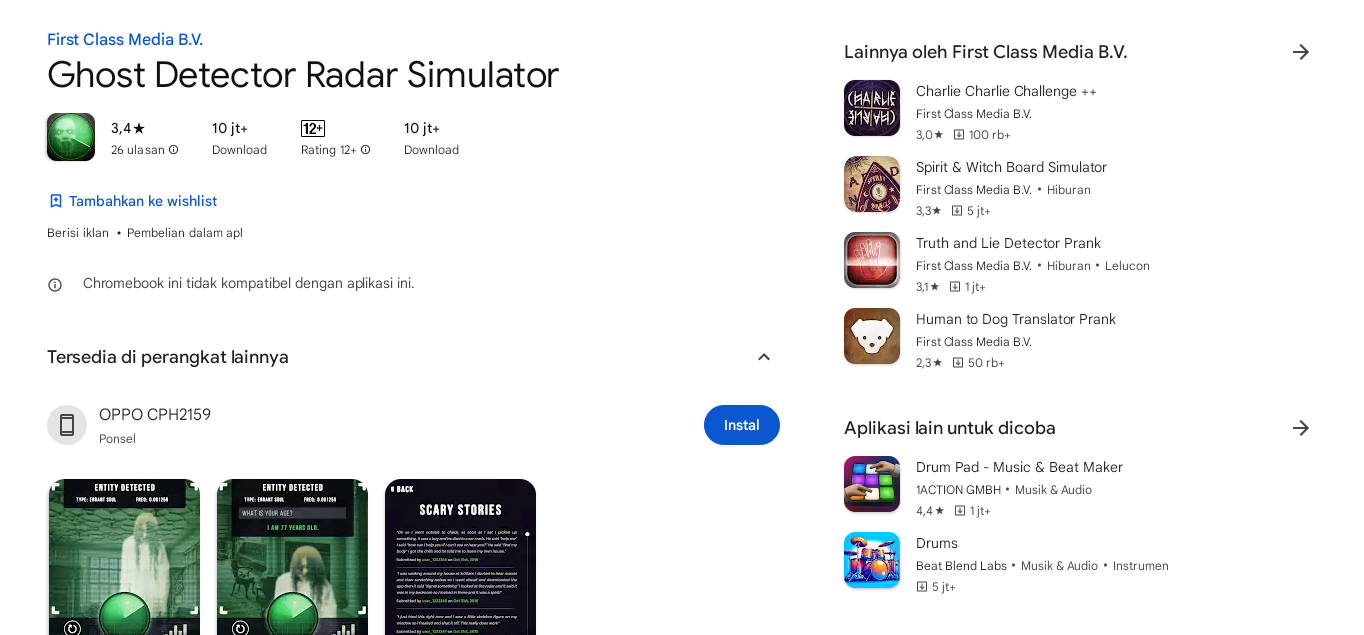 Download Aplikasi Pendeteksi Hantu Nyata