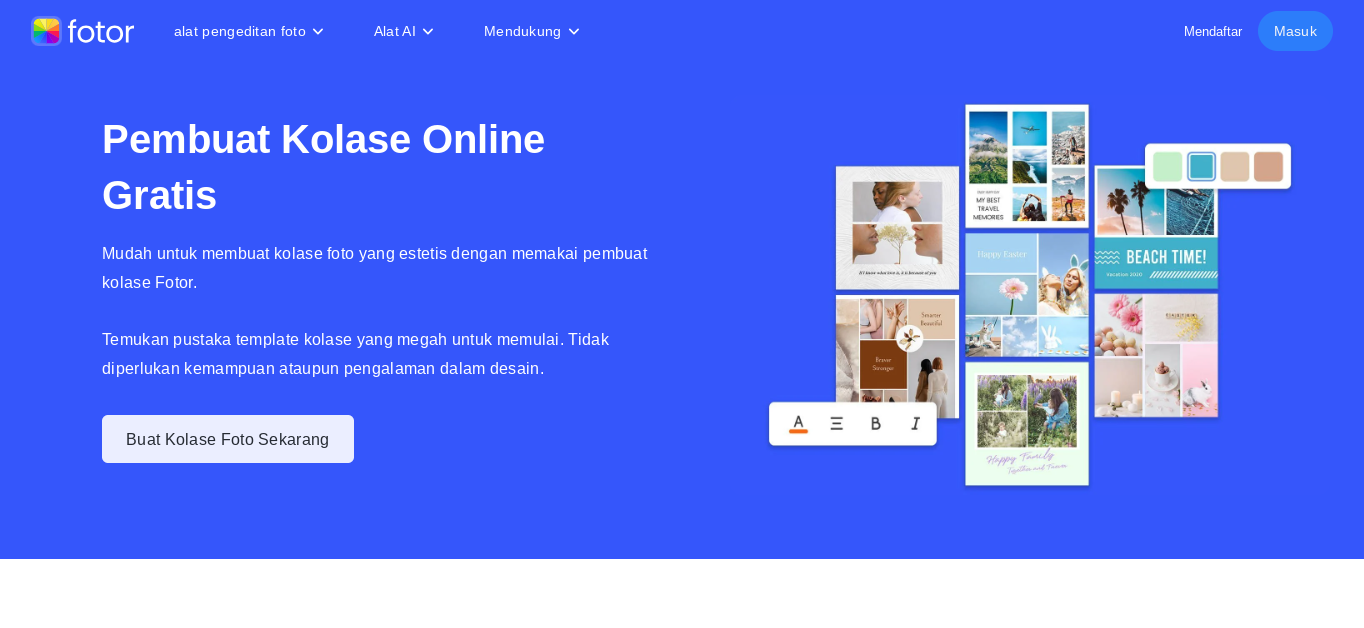 Cara Mudah Gabungkan Foto Kolase Online