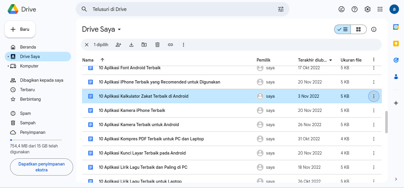 Cara Memindahkan Video ke Google Drive
