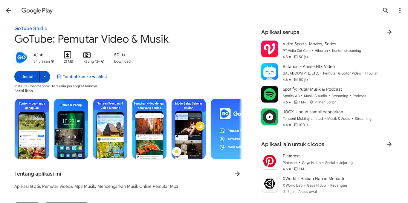 go tube apk pro
