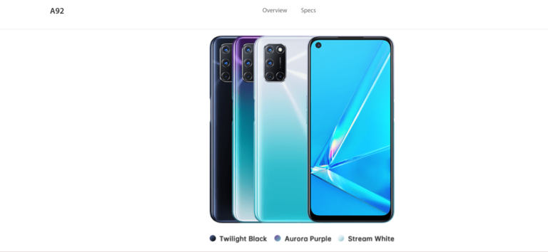 Yuk, Kenali Spesifikasi Oppo A92 