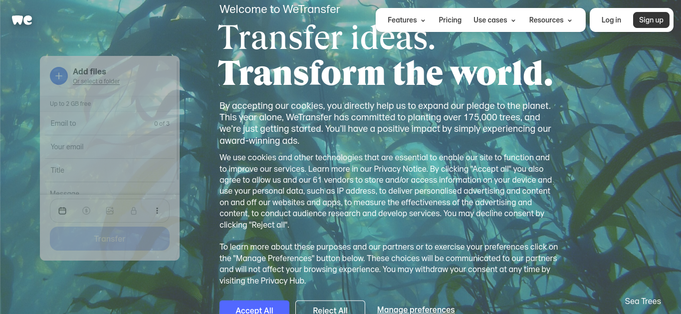 we transfer adalah