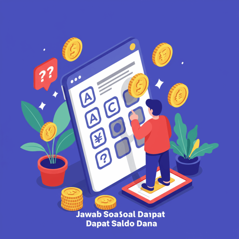 jawab soal dapat saldo dana