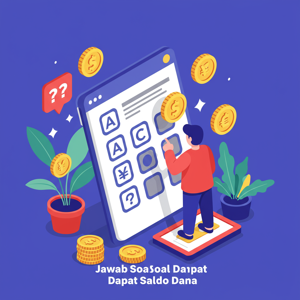 Cara Jawab Soal Dapat Saldo Dana 100% Berhasil