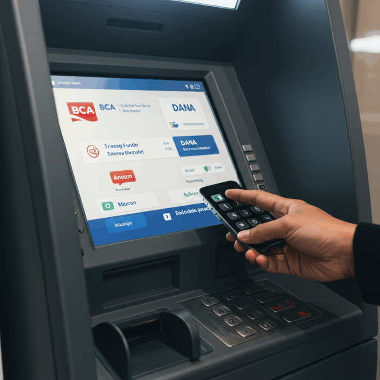 Cara Transfer Bca Ke Dana Lewat Atm